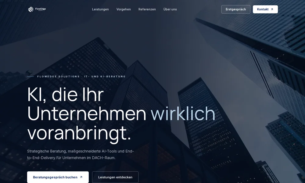 FlowEdge website preview