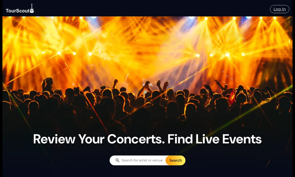 TourScout website preview